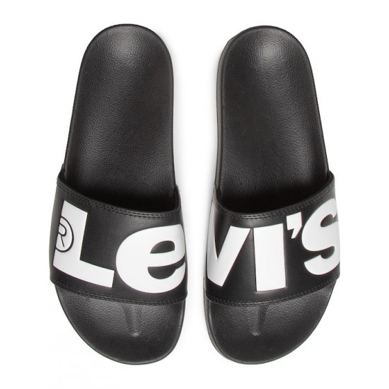 Levi's June L Slides σε Μαύρο Χρώμα 231548 regular black Levi's June L Slides σε Μαύρο Χρώμα 231548 regular black