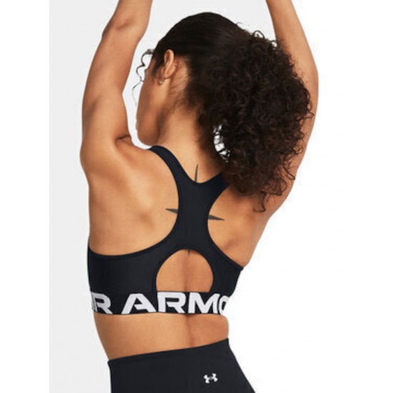 Under Armour Γυναικείο Αθλητικό Μπουστάκι Μαύρο 1383544-001 Under Armour Γυναικείο Αθλητικό Μπουστάκι Μαύρο 1383544-001