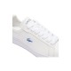 Lacoste Carnaby Pro Ανδρικά Sneakers White-Blue 747SMA0043080 Lacoste Carnaby Pro Ανδρικά Sneakers White-Blue 747SMA0043080