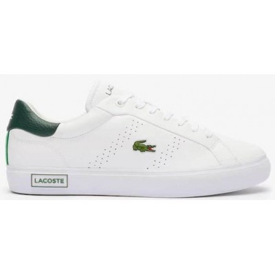 Lacoste Powercourt 2.0 Ανδρικά Sneakers 747SMA01101R5 white/dk grn Lacoste Powercourt 2.0 Ανδρικά Sneakers 747SMA01101R5 white/dk grn