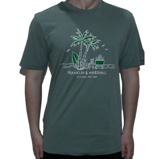 Franklin & Marshall Ανδρικό T-shirt Κοντομάνικο JM3260.000 - 122 Franklin & Marshall Ανδρικό T-shirt Κοντομάνικο JM3260.000 - 122
