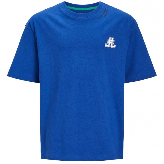 Jack & Jones Παιδικό T-shirt Μπλε 12254238 mazarine blue-volume Jack & Jones Παιδικό T-shirt Μπλε 12254238 mazarine blue-volume