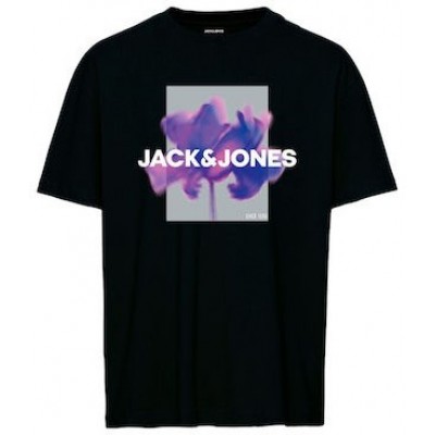 Jack & Jones Παιδικό T-shirt Μαύρο 12256927 black Jack & Jones Παιδικό T-shirt Μαύρο 12256927 black