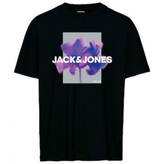 Jack & Jones Παιδικό T-shirt Μαύρο 12256927 black Jack & Jones Παιδικό T-shirt Μαύρο 12256927 black