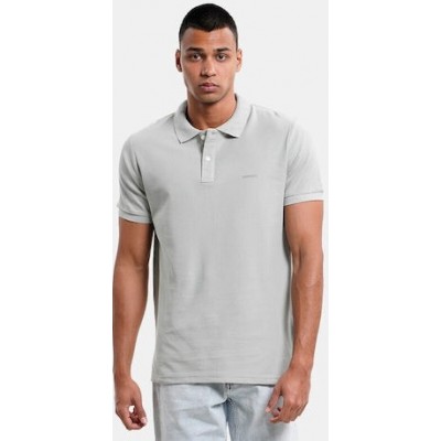 Rebase Ανδρική Μπλούζα Polo Μπεζ 241-RPS-032 greige