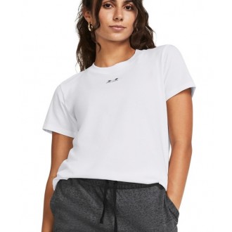 Under Armour Γυναικείο Αθλητικό T-shirt Λευκό 1383648-100