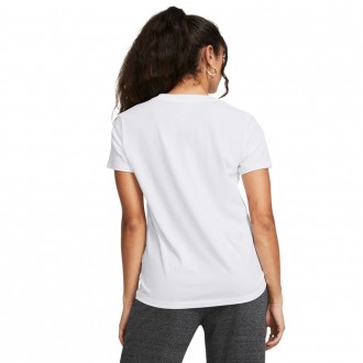 Under Armour Γυναικείο Αθλητικό T-shirt Λευκό 1383648-100 Under Armour Γυναικείο Αθλητικό T-shirt Λευκό 1383648-100