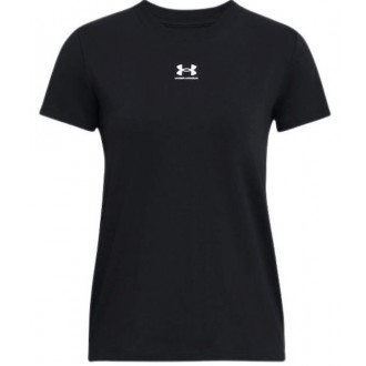 Under Armour Γυναικείο T-shirt Μαύρο 1383648-001