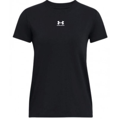 Under Armour Γυναικείο T-shirt Μαύρο 1383648-001