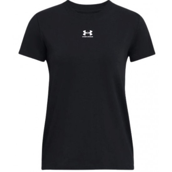 Under Armour Γυναικείο T-shirt Μαύρο 1383648-001 Under Armour Γυναικείο T-shirt Μαύρο 1383648-001