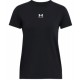 Under Armour Γυναικείο T-shirt Μαύρο 1383648-001 Under Armour Γυναικείο T-shirt Μαύρο 1383648-001