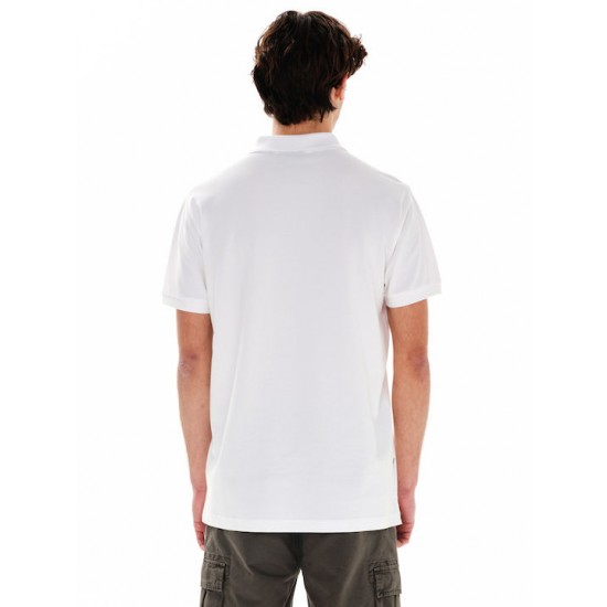 Emerson Ανδρική Μπλούζα Κοντομάνικη Polo Λευκή 241.EM35.59-white Emerson Ανδρική Μπλούζα Κοντομάνικη Polo Λευκή 241.EM35.59-white