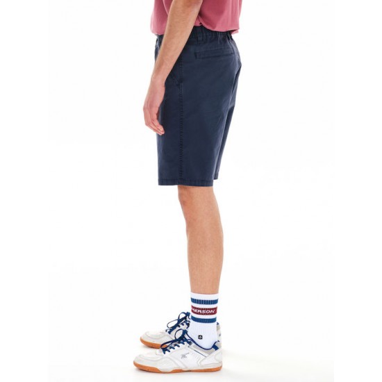 Emerson Ανδρική Βερμούδα Chino Navy Μπλε με λάστιχο στη μέση  241.EM46.46   navy blue