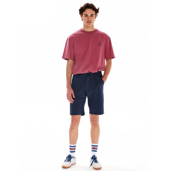 Emerson Ανδρική Βερμούδα Chino Navy Μπλε με λάστιχο στη μέση  241.EM46.46   navy blue