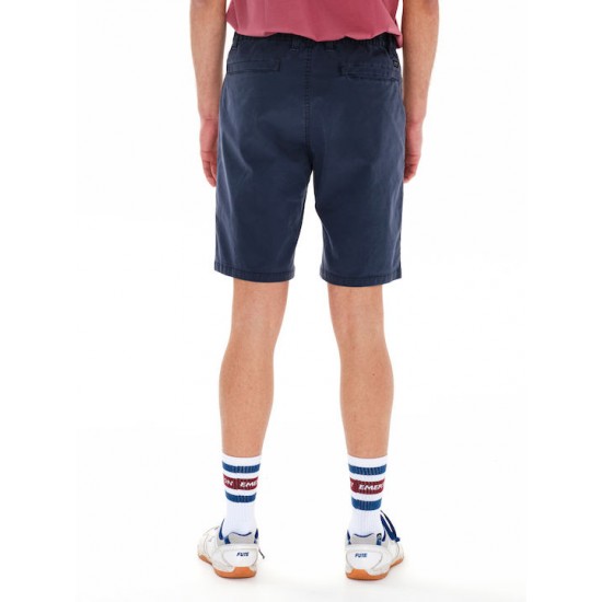 Emerson Ανδρική Βερμούδα Chino Navy Μπλε με λάστιχο στη μέση  241.EM46.46   navy blue