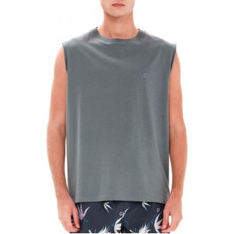 Emerson Ανδρικό T-shirt Κοντομάνικο Γκρι 241.EM37.125 stone green