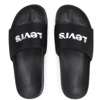 Levi's Slides σε Μαύρο Χρώμα Δίπατη 235638-847-59   regular black