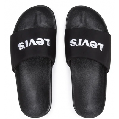 Levi's Slides σε Μαύρο Χρώμα Δίπατη 235638-847-59   regular black