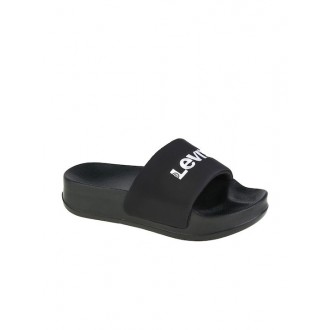 Levi's Slides σε Μαύρο Χρώμα Δίπατη 235638-847-59   regular black