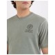 Franklin & Marshall Ανδρικό T-shirt Κοντομάνικο Χακι JM3230.000.1016G24-122 Franklin & Marshall Ανδρικό T-shirt Κοντομάνικο Χακι JM3230.000.1016G24-122