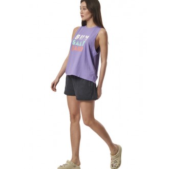Body Action Γυναικεία Αθλητική Μπλούζα Αμάνικη Paisley Purple 041420-paisley purple