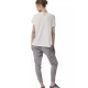 Body Action Παντελόνι Γυναικείας Φόρμας Ασημί 021432-silver grey Body Action Παντελόνι Γυναικείας Φόρμας Ασημί 021432-silver grey