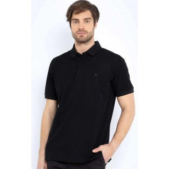 The Bostonians Ανδρική Μπλούζα Polo Μαύρο 3PS1050-B031BL