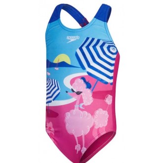 Speedo Παιδικό Μαγιό Ολόσωμο Digital Printed Ροζ 8-00373916875