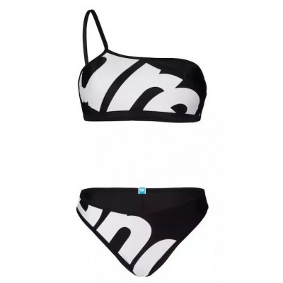 Arena Γυναικείο Μαγιό Set Bikini Με Έναν Ώμο 007048150 whitemulti-black Arena Γυναικείο Μαγιό Set Bikini Με Έναν Ώμο 007048150 whitemulti-black