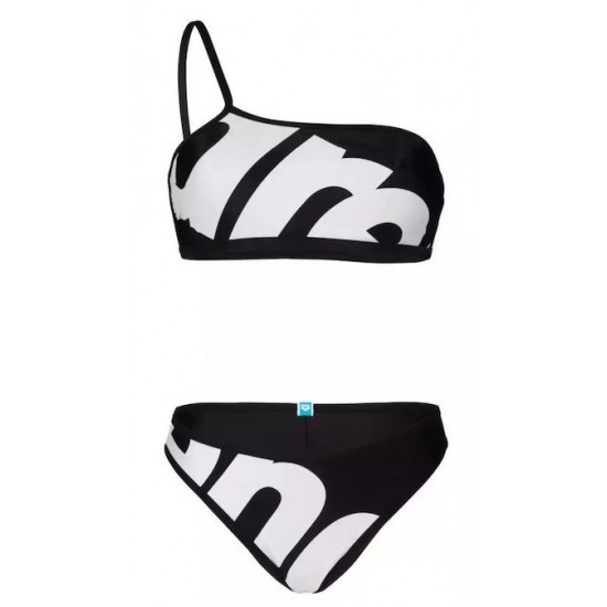 Arena Γυναικείο Μαγιό Set Bikini Με Έναν Ώμο 007048150 whitemulti-black Arena Γυναικείο Μαγιό Set Bikini Με Έναν Ώμο 007048150 whitemulti-black
