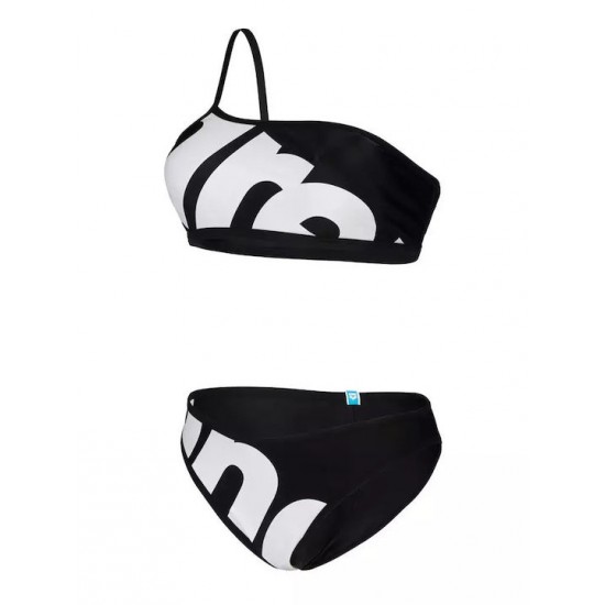 Arena Γυναικείο Μαγιό Set Bikini Με Έναν Ώμο 007048150 whitemulti-black Arena Γυναικείο Μαγιό Set Bikini Με Έναν Ώμο 007048150 whitemulti-black