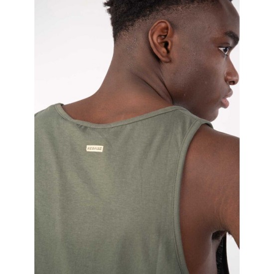 Rebase Ανδρική Μπλούζα Αμάνικη Khaki 241-RTSL-282 khaki Rebase Ανδρική Μπλούζα Αμάνικη Khaki 241-RTSL-282 khaki