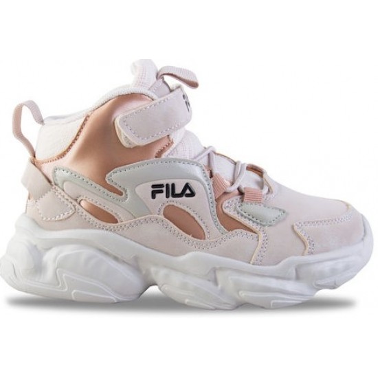 Fila Παιδικά Sneakers High με Σκρατς Ροζ 3YF43005-990 Fila Παιδικά Sneakers High με Σκρατς Ροζ 3YF43005-990