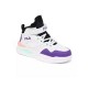 Fila Παιδικά Sneakers High με Σκρατς Λευκά 3YF43002-108 white/black/purple