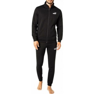 Puma Ανδρικό Σετ Φόρμας με Λάστιχο Fleece Μαύρο 585841-01