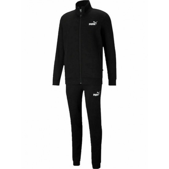 Puma Ανδρικό Σετ Φόρμας με Λάστιχο Fleece Μαύρο 585841-01 Puma Ανδρικό Σετ Φόρμας με Λάστιχο Fleece Μαύρο 585841-01