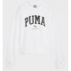 Puma Crew Γυναικείο Φούτερ Χωρίς Κουκούλα Λευκό 682493-02 Puma Crew Γυναικείο Φούτερ Χωρίς Κουκούλα Λευκό 682493-02