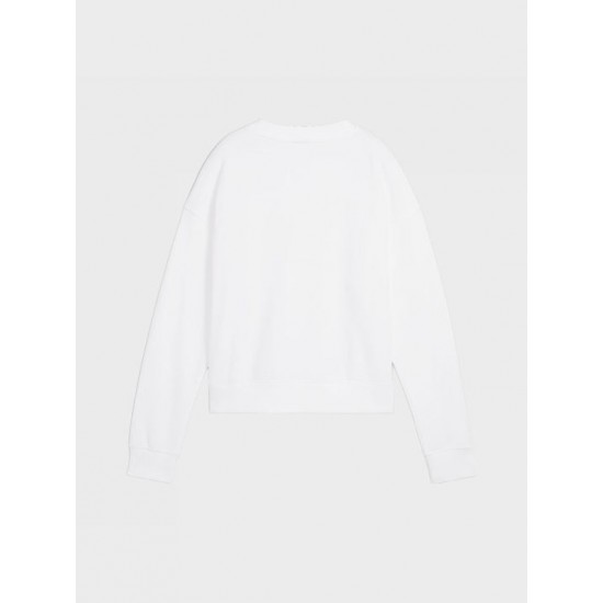 Puma Crew Γυναικείο Φούτερ Χωρίς Κουκούλα Λευκό 682493-02 Puma Crew Γυναικείο Φούτερ Χωρίς Κουκούλα Λευκό 682493-02