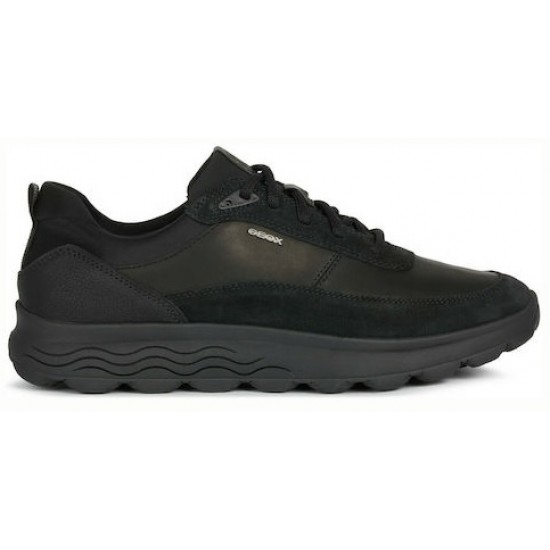 Geox U Spherica E Nappa Suede Black Ανδρικά Ανατομικά Sneakers Μαύρα U16BYE 08522 C9997 Geox U Spherica E Nappa Suede Black Ανδρικά Ανατομικά Sneakers Μαύρα U16BYE 08522 C9997