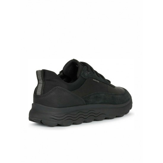 Geox U Spherica E Nappa Suede Black Ανδρικά Ανατομικά Sneakers Μαύρα U16BYE 08522 C9997 Geox U Spherica E Nappa Suede Black Ανδρικά Ανατομικά Sneakers Μαύρα U16BYE 08522 C9997
