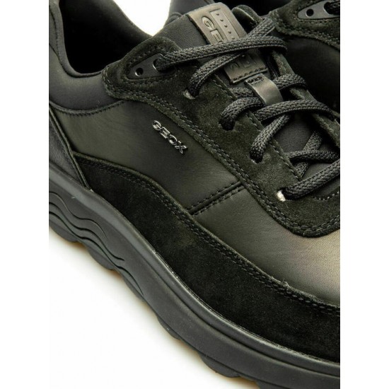 Geox U Spherica E Nappa Suede Black Ανδρικά Ανατομικά Sneakers Μαύρα U16BYE 08522 C9997 Geox U Spherica E Nappa Suede Black Ανδρικά Ανατομικά Sneakers Μαύρα U16BYE 08522 C9997