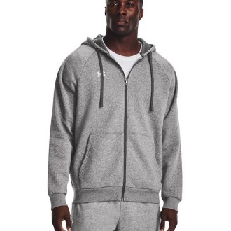 Under Armour Ανδρική Φούτερ Ζακέτα με Κουκούλα Γκρι 1379767 - 025