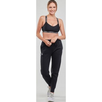Under Armour Rival Παντελόνι Γυναικείας Φόρμας με Λάστιχο Μαύρο Fleece 1379438 - 001