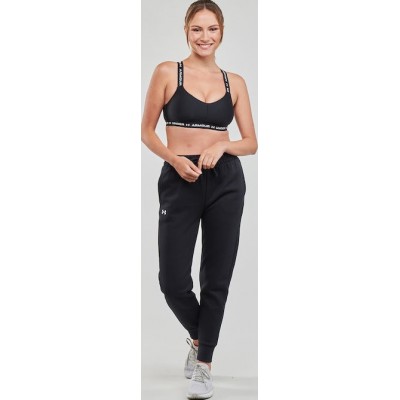 Under Armour Rival Παντελόνι Γυναικείας Φόρμας με Λάστιχο Μαύρο Fleece 1379438 - 001 Under Armour Rival Παντελόνι Γυναικείας Φόρμας με Λάστιχο Μαύρο Fleece 1379438 - 001