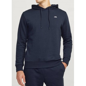 Jack & Jones Rebel LOGO SWEAT HOOD NOOS 12263852-Sky Captain