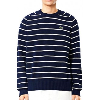 Lacoste Ανδρική Μπλούζα Μπλε AH7607 00 XCH   BLEU MARINE-166 BLANC