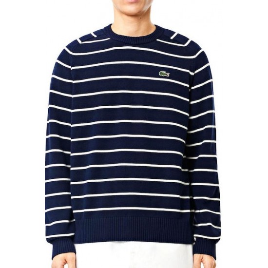 Lacoste Ανδρική Μπλούζα Μπλε AH7607 00 XCH BLEU MARINE-166 BLANC Lacoste Ανδρική Μπλούζα Μπλε AH7607 00 XCH BLEU MARINE-166 BLANC
