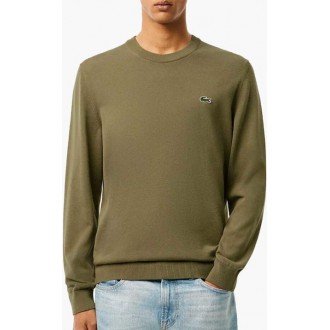 Lacoste Ανδρική Μπλούζα Μακρυμάνικη Χακί AH1985 00 BMY  VERT XAKI