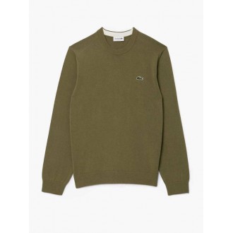 Lacoste Ανδρική Μπλούζα Μακρυμάνικη Χακί AH1985 00 BMY VERT XAKI Lacoste Ανδρική Μπλούζα Μακρυμάνικη Χακί AH1985 00 BMY VERT XAKI