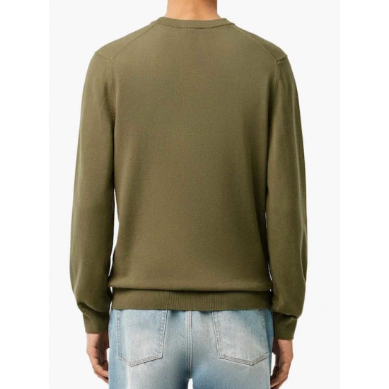 Lacoste Ανδρική Μπλούζα Μακρυμάνικη Χακί AH1985 00 BMY VERT XAKI Lacoste Ανδρική Μπλούζα Μακρυμάνικη Χακί AH1985 00 BMY VERT XAKI